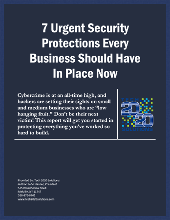 7 Urgent Security Protections